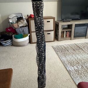 Black Beaded Belt